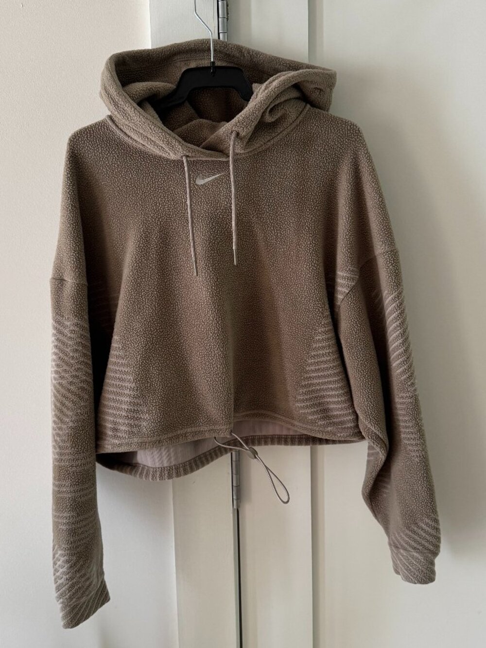 Nike Pro Therma-fit ADV Fleece Hoodie Crop Sweatshirt XS